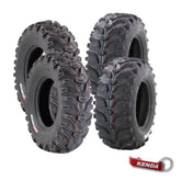 Kenda Bear Claw Front 23x8-11 & Rear 24x9-11 ATV, UTV, or SXS Tires w/ Keychain